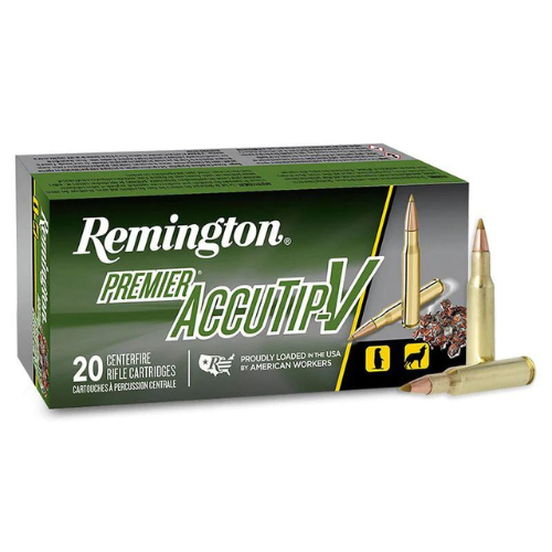 Remington | 222 REM 50GR Accutip-V | Boat Tail