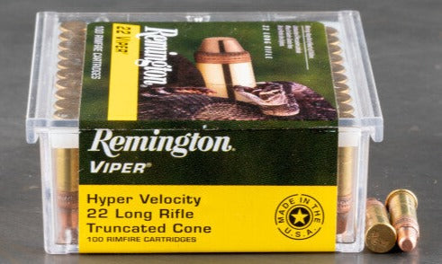 Wildhunter.ie - Remington | Viper 36gr. HV Truncated Solid Base Ammo 22LR -  Rim Fire Ammo