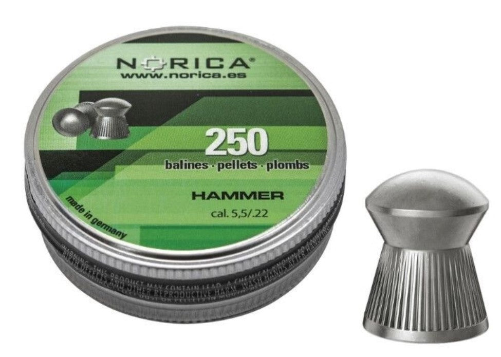 Norica | Hammer .22 (Tin Of 250) Air Rifle Pellets