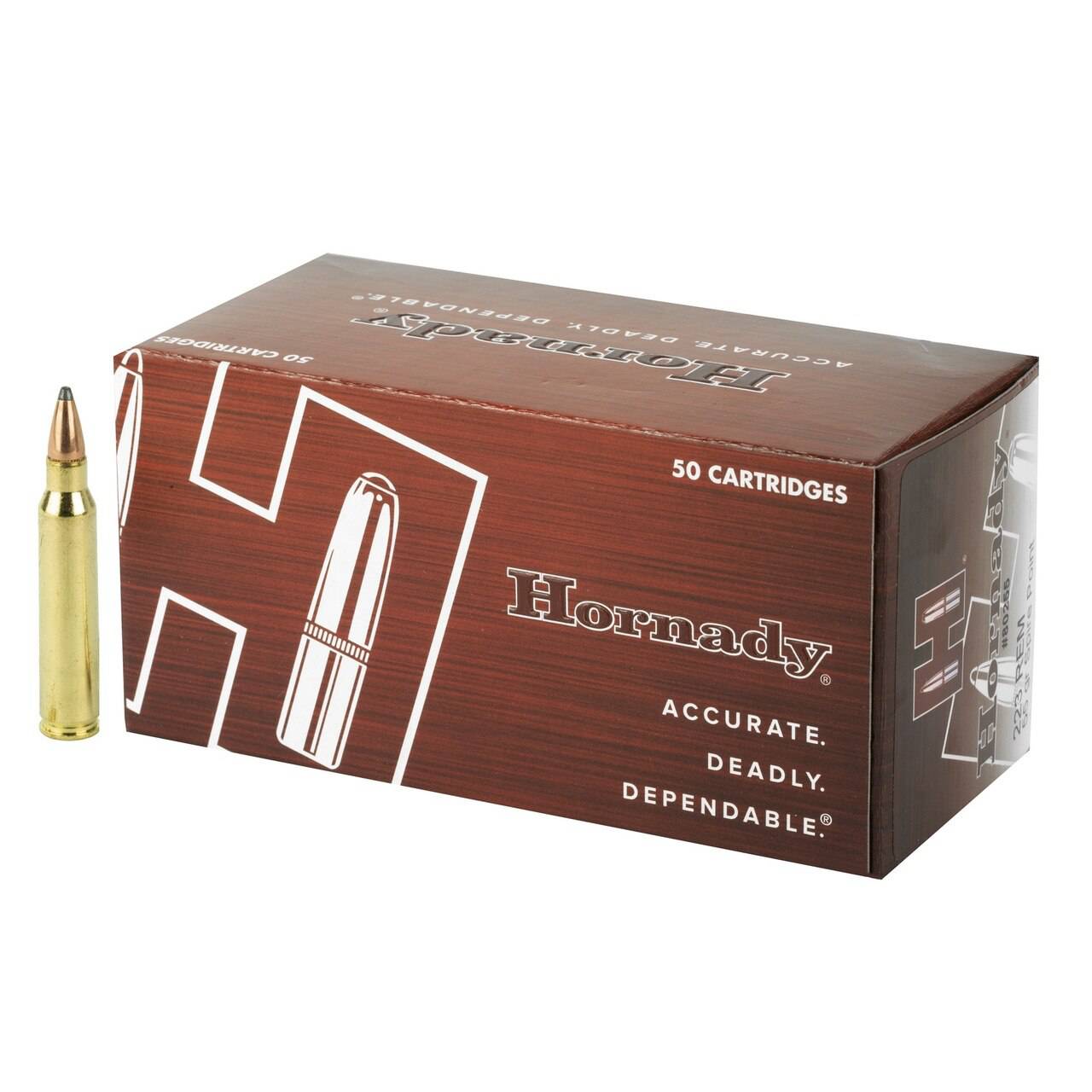 Hornady | .223 Rem | 55gr Spire Point | 50 Cartridges