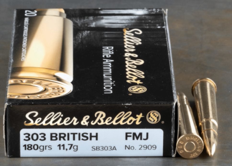 Sellier and Bellot 303 British 180gr fmj