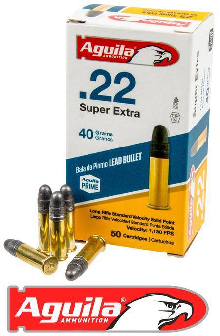Aguila | 22LR | 40 Grain | Lead Round Nose | 50 rounds