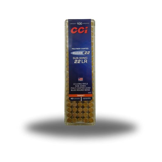 CCI | .22LR Clean Subsonic Blue Tip | 40GR