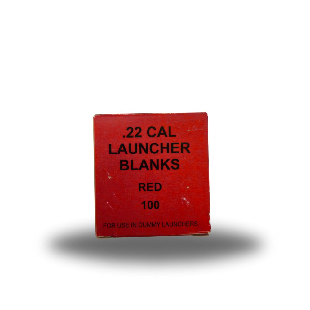 .22 Cal Launcher Blanks | Red