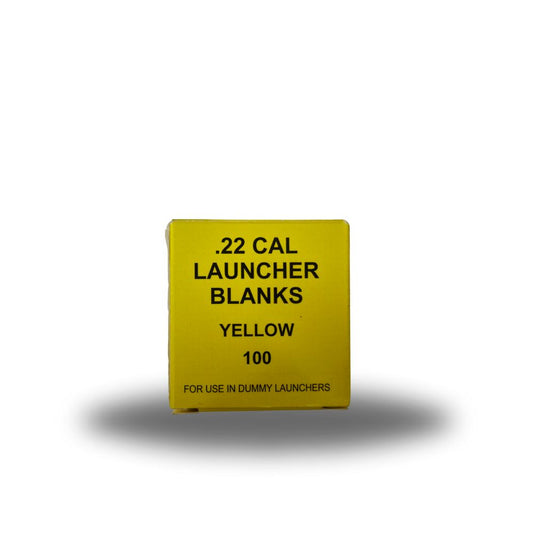 .22 Cal Launcher Blanks | Yellow