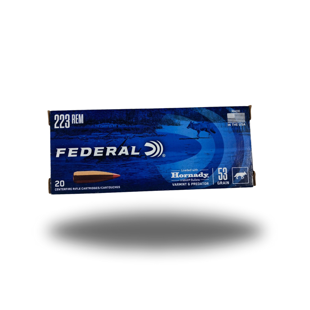 Federal Hornady 223 Rem V-Max 53 gr