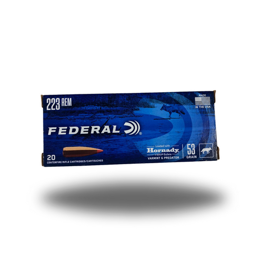 Federal Hornady 223 Rem V-Max 53 gr