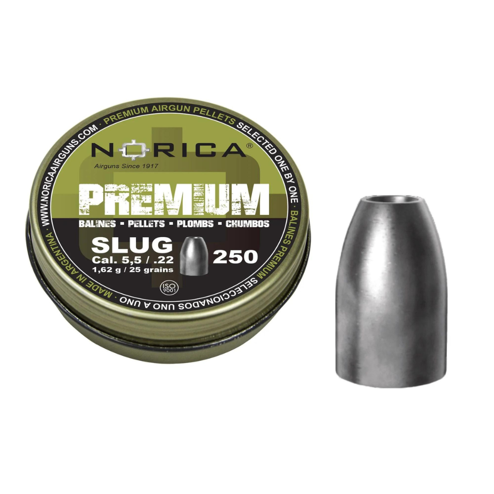 Norica | Premium Slug .22 Air-Rifle Pellets (25gr)