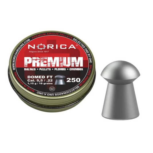 Norica | Premium Domed FT .22 Air-Rifle Pellets (18gr)