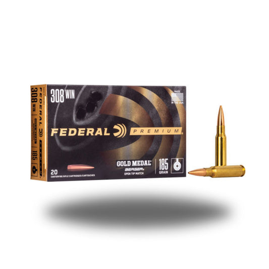 Federal | Premium Gold Medal Berger Jugernaught Open Tip Match 185 Grain .308 Win