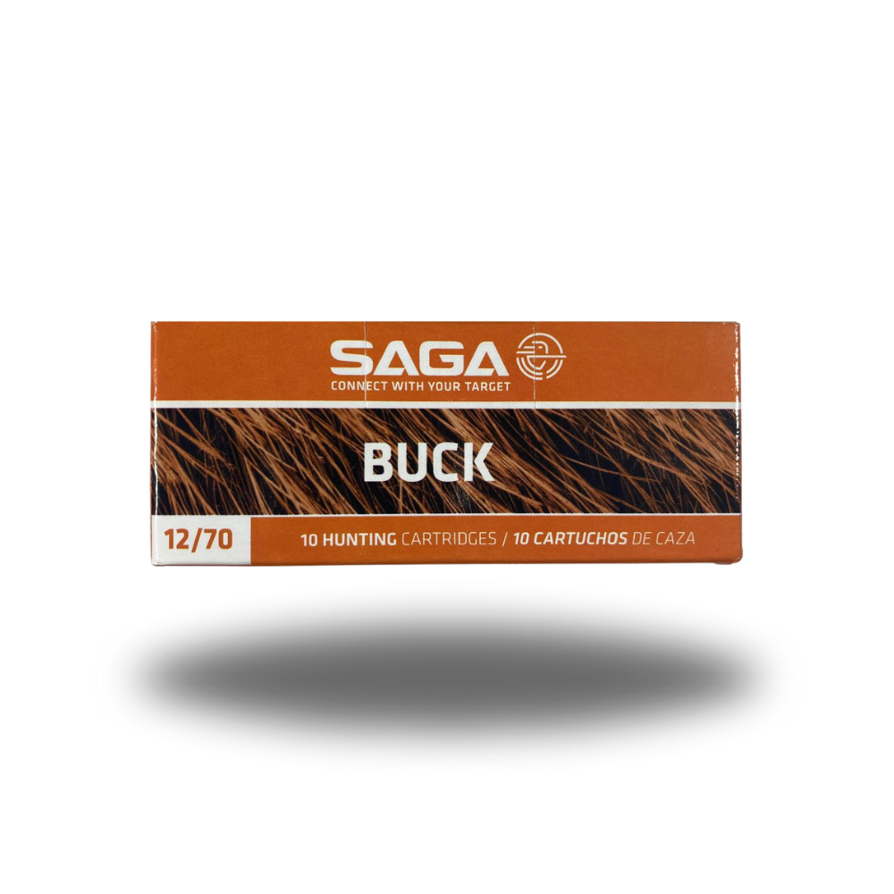 Saga | Buck Slug Cartridges | 12g | 34gm | 9 Pellet