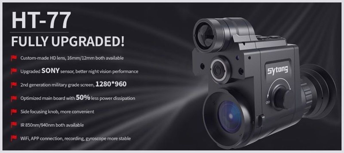Sytong HT-77 | Night Vision Camera | Handheld or Monocular Add On