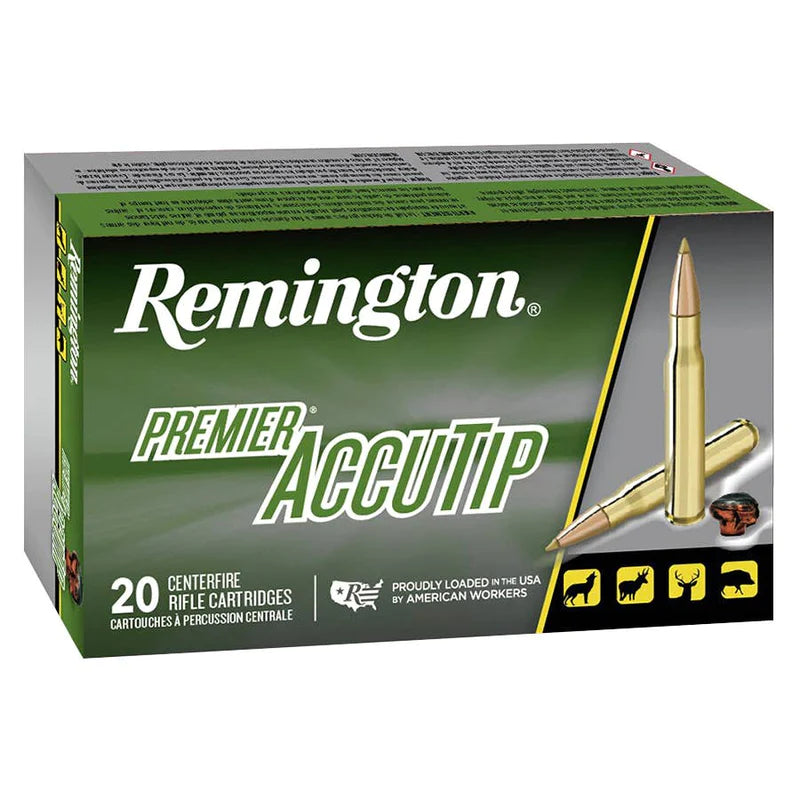 Wildhunter.ie - Remington | Premier AccuTip Centrefire Rifle Cartridges | .300 Win Mag | 180gr -  Centre Fire Ammo 
