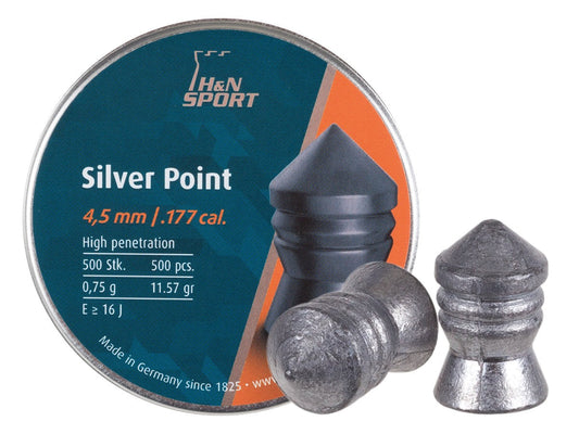 Wildhunter.ie - H&N | Silver Point .177 Pellets -  Lead Pellets 