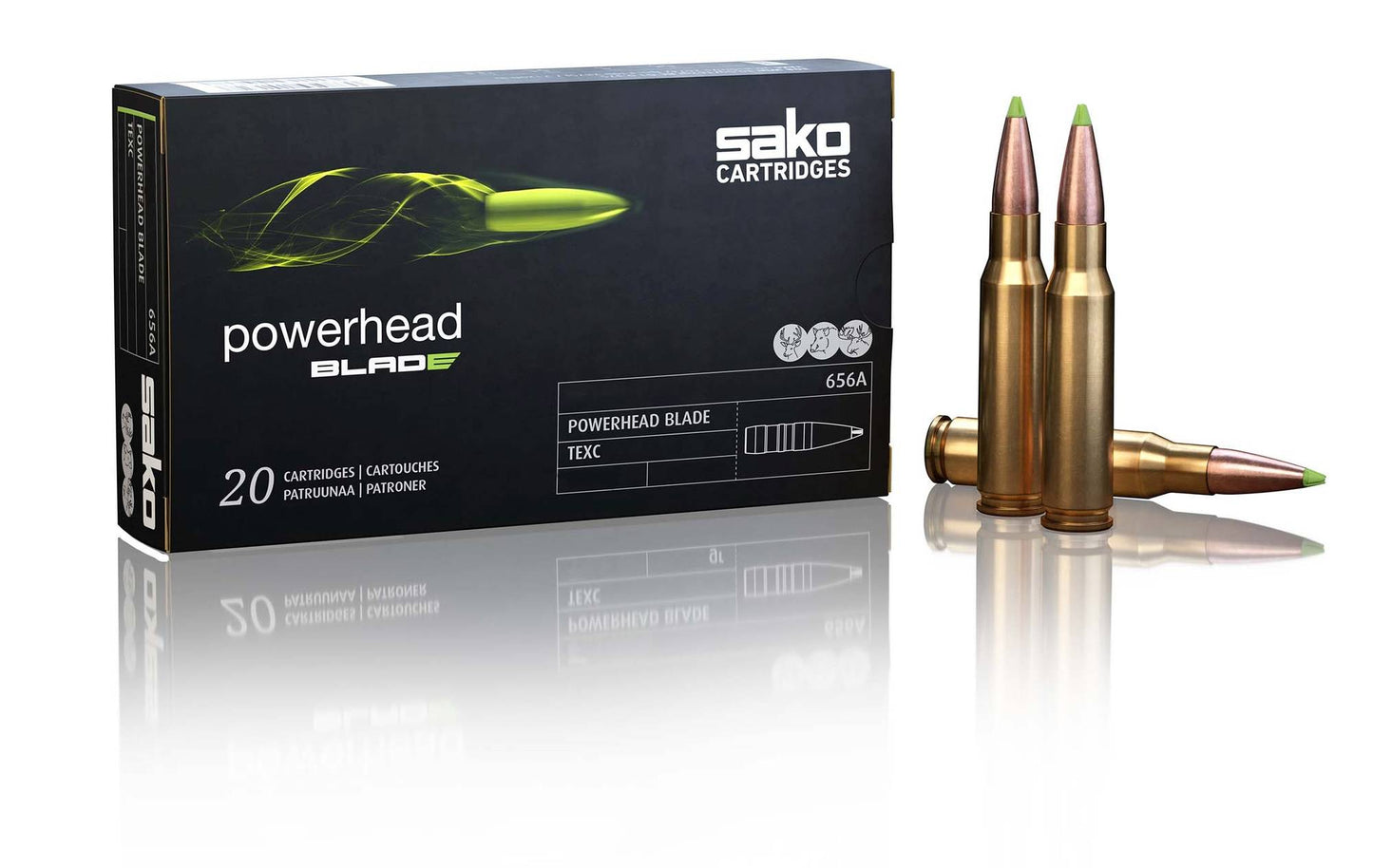 Wildhunter.ie - Sako | Powerhead Blade | 6.5x55 | 120gr | 20pcs -  Centre Fire Ammo 