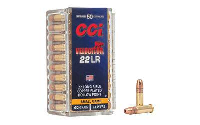 CCI | Velocitor | .22LR | 40gr HP | Cartridges