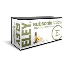 Eley | Subsonic Hollow | .22LR