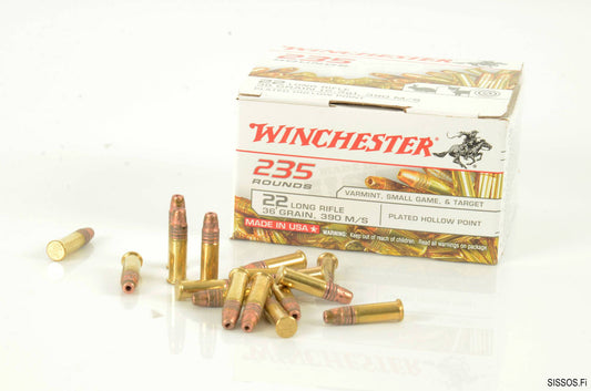 Winchester | .22LR Super X 36gr LHP | Copper Plated | Rimfire Cartridges
