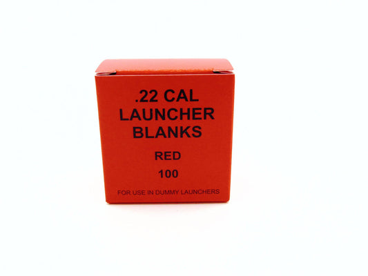 .22 Cal Launcher Blanks | Red