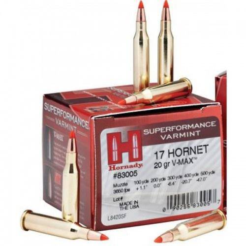 Hornady 17 Hornet 20gr v-max