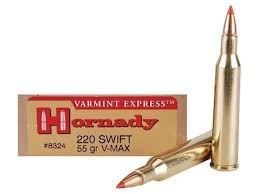 Hornady | 220 swift | 55g VMAX | Cartridges