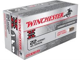 Winchester 22 Hornet 46gr hp