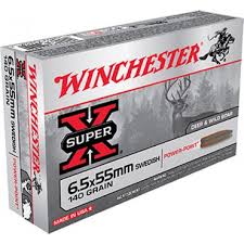 Winchester 6.5x55power point 140gr