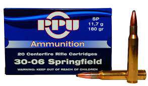 PPU 30-06 Springfield SP 180gr