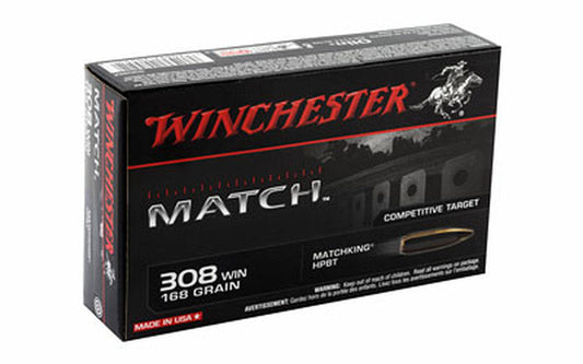 Wildhunter.ie - Winchester| Boattail Match | .308win|168gr -  Centre Fire Ammo 